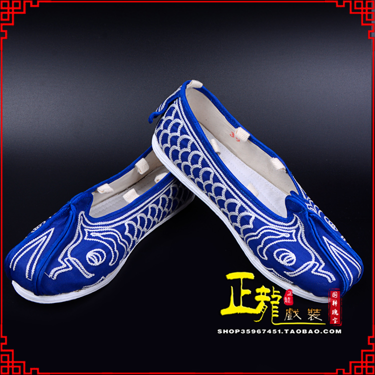 冕宁戏鞋舞台演出鞋水路英雄三义斋布底鱼鳞洒