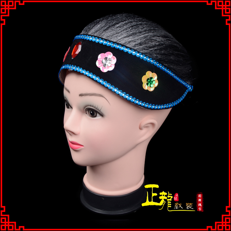 冕宁老旦媒婆穷老太婆假发套 老旦头套