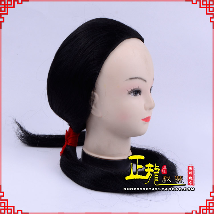 冕宁古装影视演出头套花旦假发 真发古装发