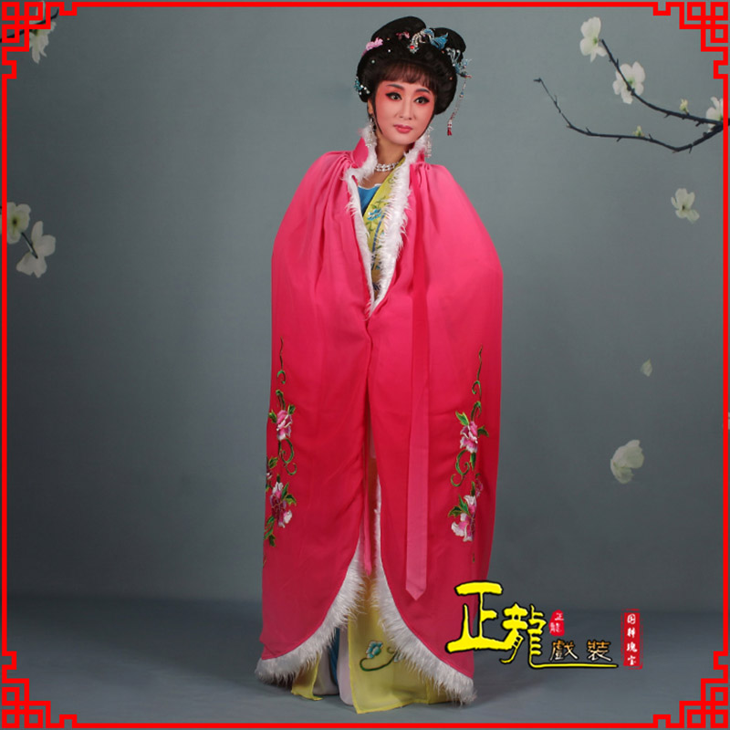 冕宁小花旦绣花斗篷 花旦披风