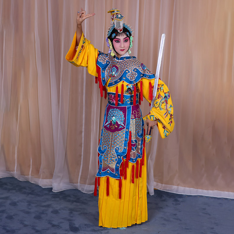 冕宁霸王别姬虞姬服 软绉别姬服